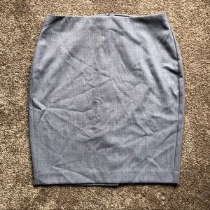 Banana Republic Factory Blue Pencil Skirt